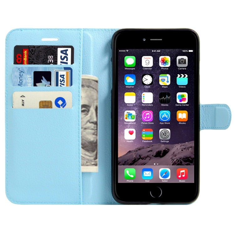 For  iPhone 8 & 7  Litchi Texture Horizontal Flip Leather Case with Magnetic Buckle & Holder & Card Slots & Wallet