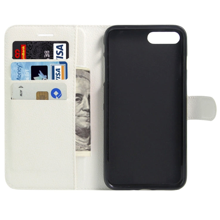 For  iPhone 8 & 7  Litchi Texture Horizontal Flip Leather Case with Magnetic Buckle & Holder & Card Slots & Wallet