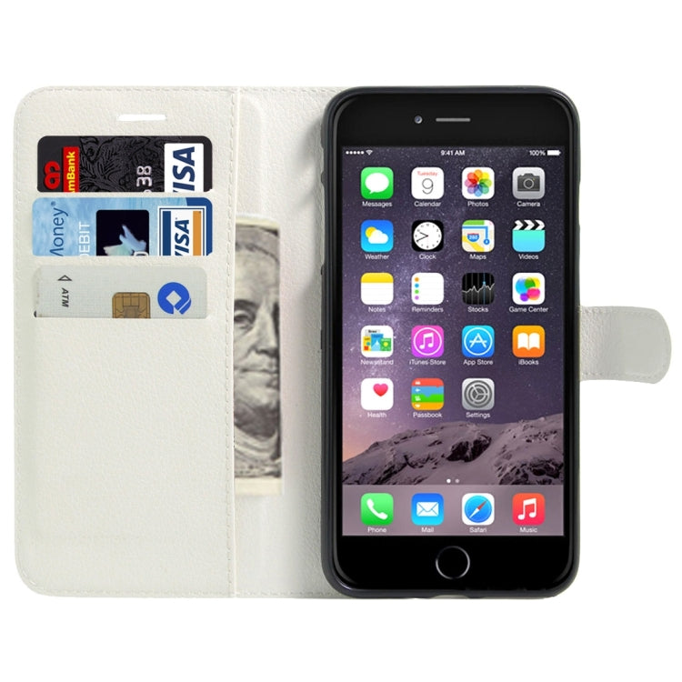 For  iPhone 8 & 7  Litchi Texture Horizontal Flip Leather Case with Magnetic Buckle & Holder & Card Slots & Wallet