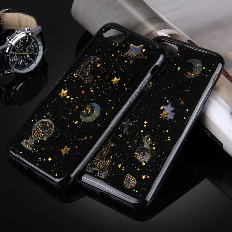 For  iPhone 8 & 7  Flash Powder Twinkling NightSky