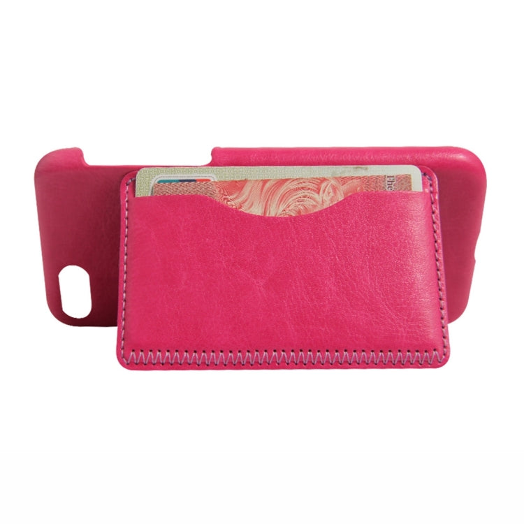 For  iPhone 8 & 7  Leather Case Back Shell Cover with Holder & Card Slot & Wallet