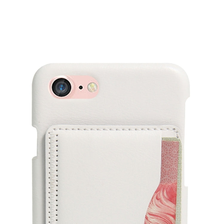For  iPhone 8 & 7  Leather Case Back Shell Cover with Holder & Card Slot & Wallet