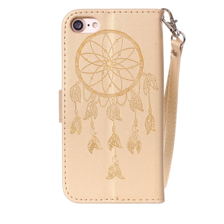 For  iPhone 8 & 7  Crazy Horse Texture Dream Catcher Printing Horizontal Flip Leather Case with Holder & Card Slots & Wallet & Lanyard