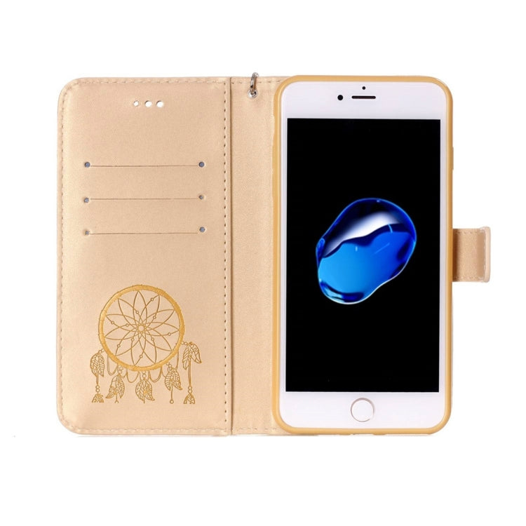 For  iPhone 8 & 7  Crazy Horse Texture Dream Catcher Printing Horizontal Flip Leather Case with Holder & Card Slots & Wallet & Lanyard