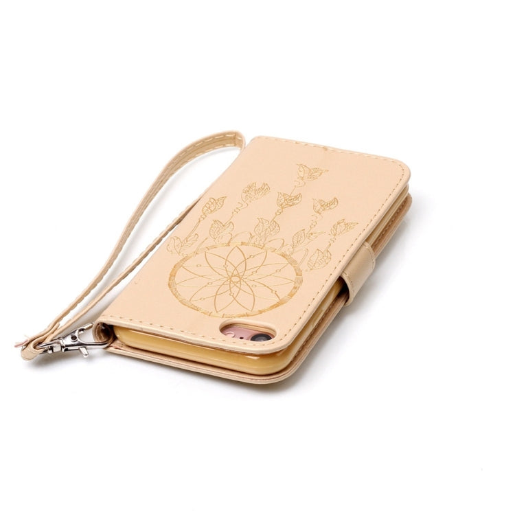 For  iPhone 8 & 7  Crazy Horse Texture Dream Catcher Printing Horizontal Flip Leather Case with Holder & Card Slots & Wallet & Lanyard