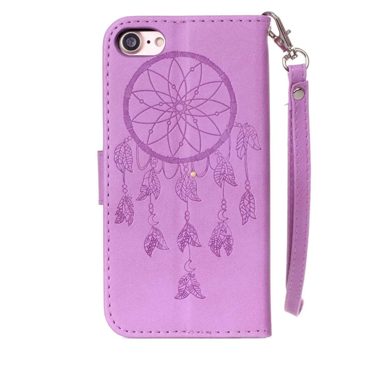 For  iPhone 8 & 7  Crazy Horse Texture Dream Catcher Printing Horizontal Flip Leather Case with Holder & Card Slots & Wallet & Lanyard