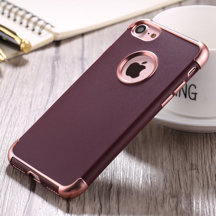 For  iPhone 8 & 7 Electroplating TPU Protective Back Cover Case