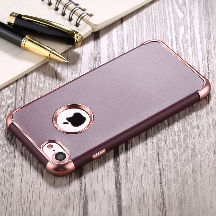For  iPhone 8 & 7 Electroplating TPU Protective Back Cover Case