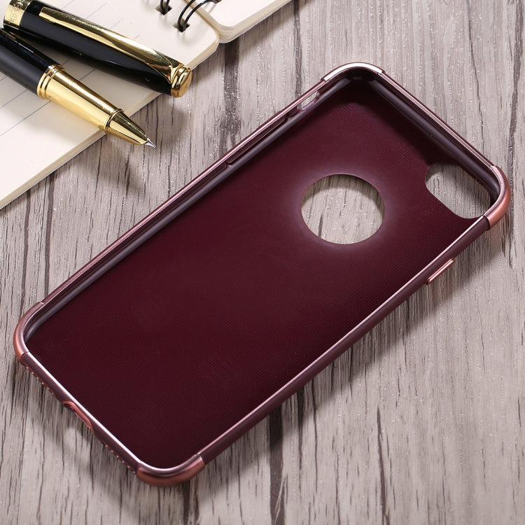 For  iPhone 8 & 7 Electroplating TPU Protective Back Cover Case