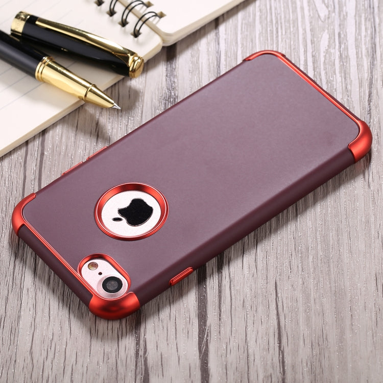 For  iPhone 8 & 7 Electroplating TPU Protective Back Cover Case