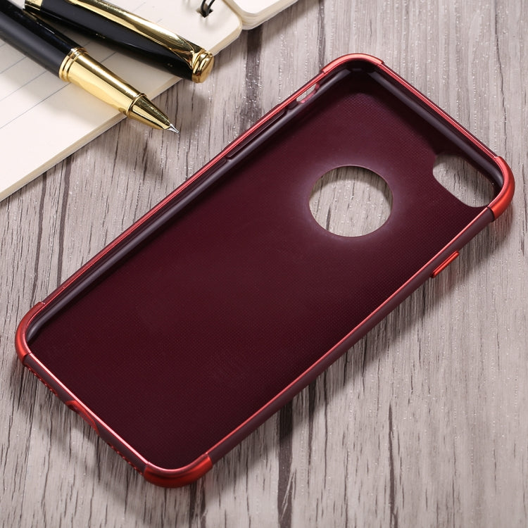 For  iPhone 8 & 7 Electroplating TPU Protective Back Cover Case