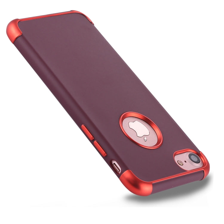 For  iPhone 8 & 7 Electroplating TPU Protective Back Cover Case