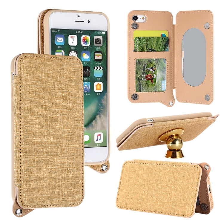 For iPhone SE 2020 & 8 & 7 Protective Back Case Cover with Card Slot & Photo Frame & Holder & Mirror