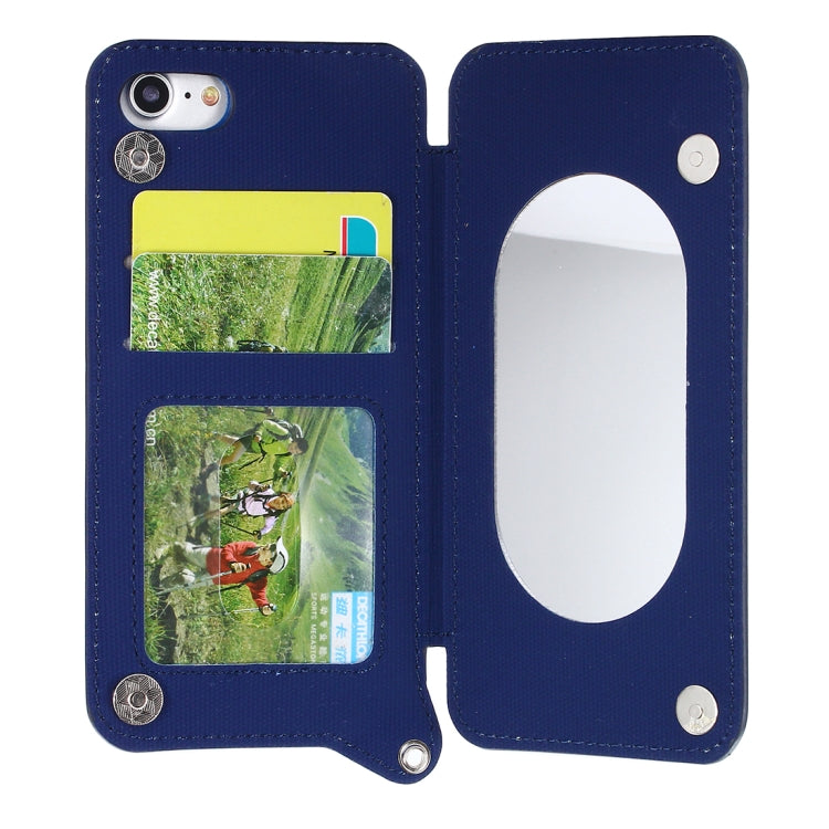 For iPhone SE 2020 & 8 & 7 Protective Back Case Cover with Card Slot & Photo Frame & Holder & Mirror