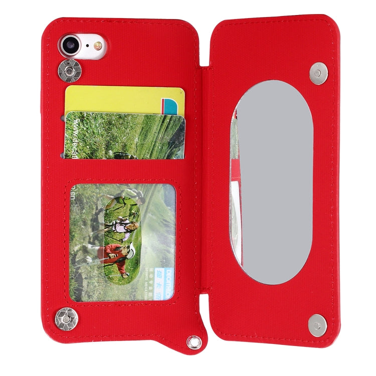 For iPhone SE 2020 & 8 & 7 Protective Back Case Cover with Card Slot & Photo Frame & Holder & Mirror
