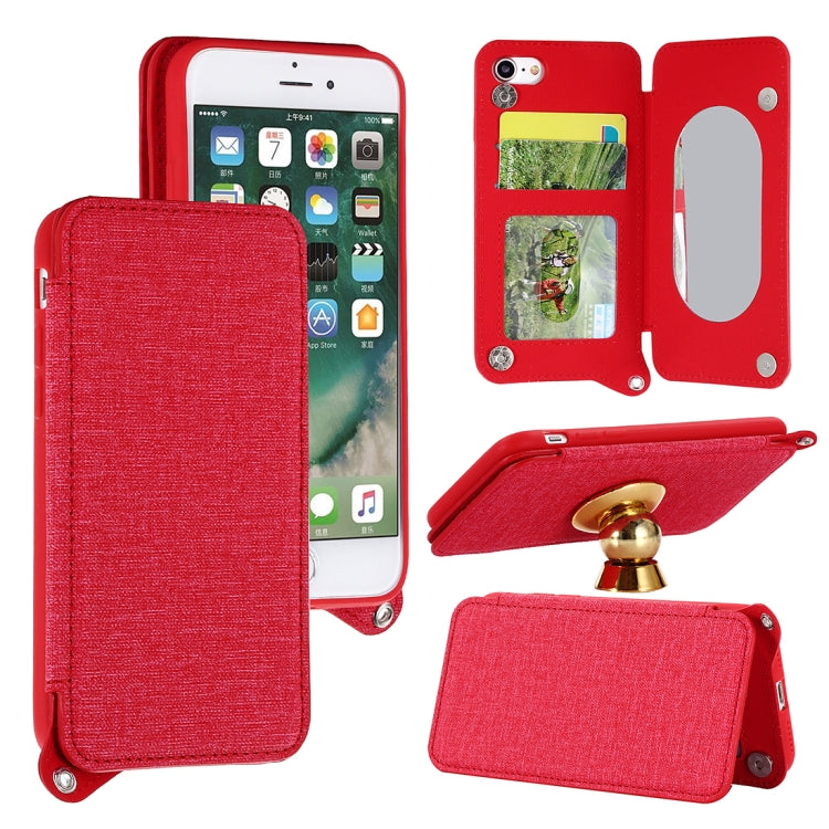 For iPhone SE 2020 & 8 & 7 Protective Back Case Cover with Card Slot & Photo Frame & Holder & Mirror