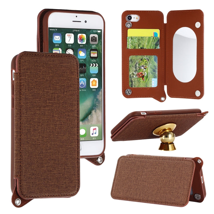 For iPhone SE 2020 & 8 & 7 Protective Back Case Cover with Card Slot & Photo Frame & Holder & Mirror
