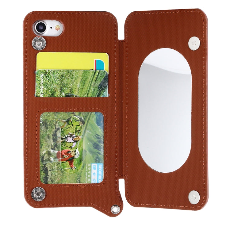 For iPhone SE 2020 & 8 & 7 Protective Back Case Cover with Card Slot & Photo Frame & Holder & Mirror
