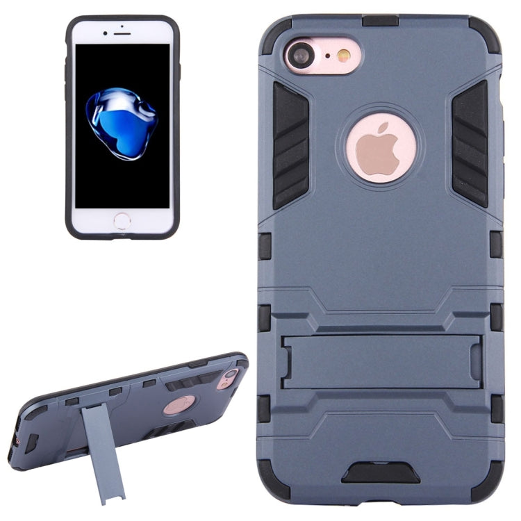For  iPhone 8 & 7  Separable TPU + PC Combination Case with Holder