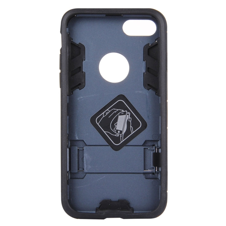 For  iPhone 8 & 7  Separable TPU + PC Combination Case with Holder