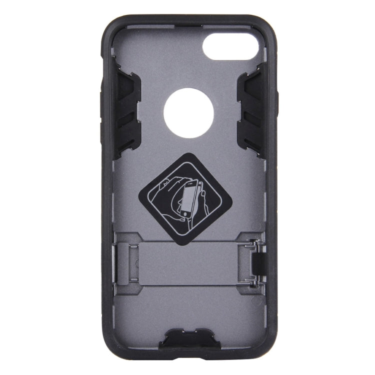 For  iPhone 8 & 7  Separable TPU + PC Combination Case with Holder