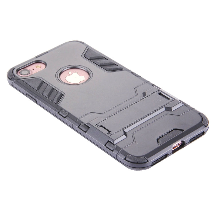 For  iPhone 8 & 7  Separable TPU + PC Combination Case with Holder