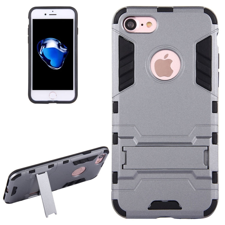 For  iPhone 8 & 7  Separable TPU + PC Combination Case with Holder