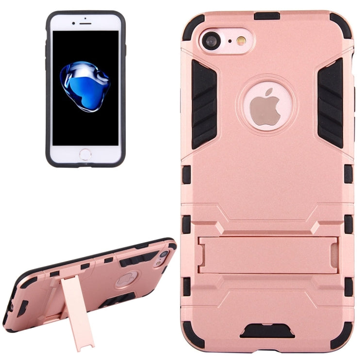 For  iPhone 8 & 7  Separable TPU + PC Combination Case with Holder