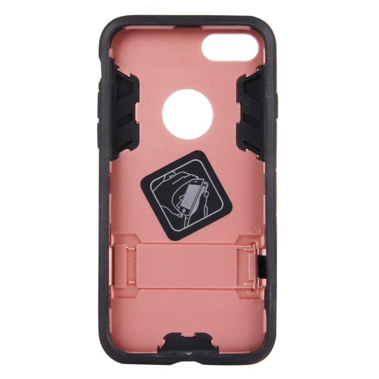 For  iPhone 8 & 7  Separable TPU + PC Combination Case with Holder