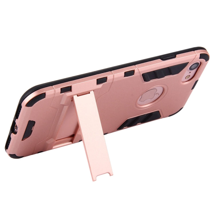 For  iPhone 8 & 7  Separable TPU + PC Combination Case with Holder