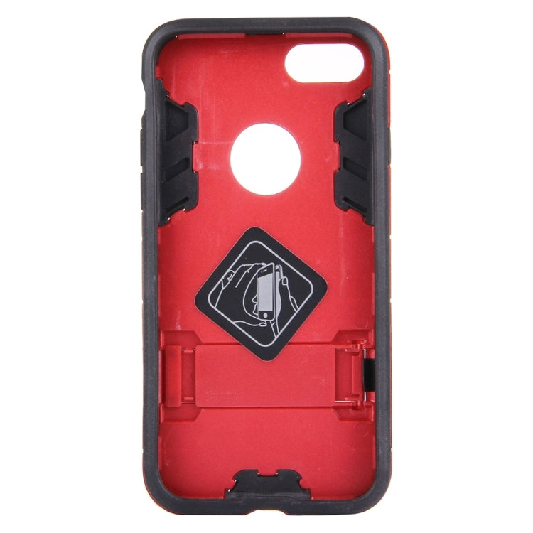 For  iPhone 8 & 7  Separable TPU + PC Combination Case with Holder