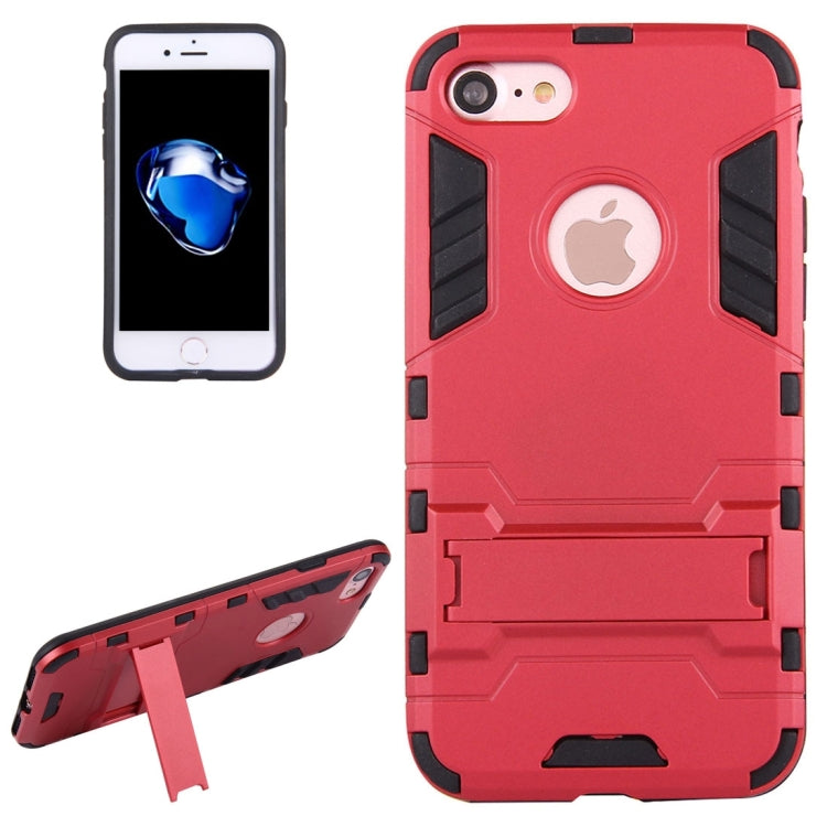 For  iPhone 8 & 7  Separable TPU + PC Combination Case with Holder