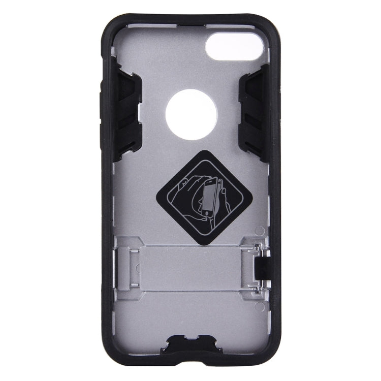 For  iPhone 8 & 7  Separable TPU + PC Combination Case with Holder