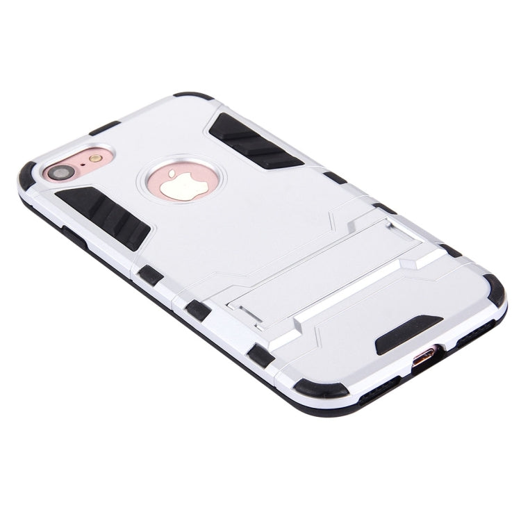 For  iPhone 8 & 7  Separable TPU + PC Combination Case with Holder