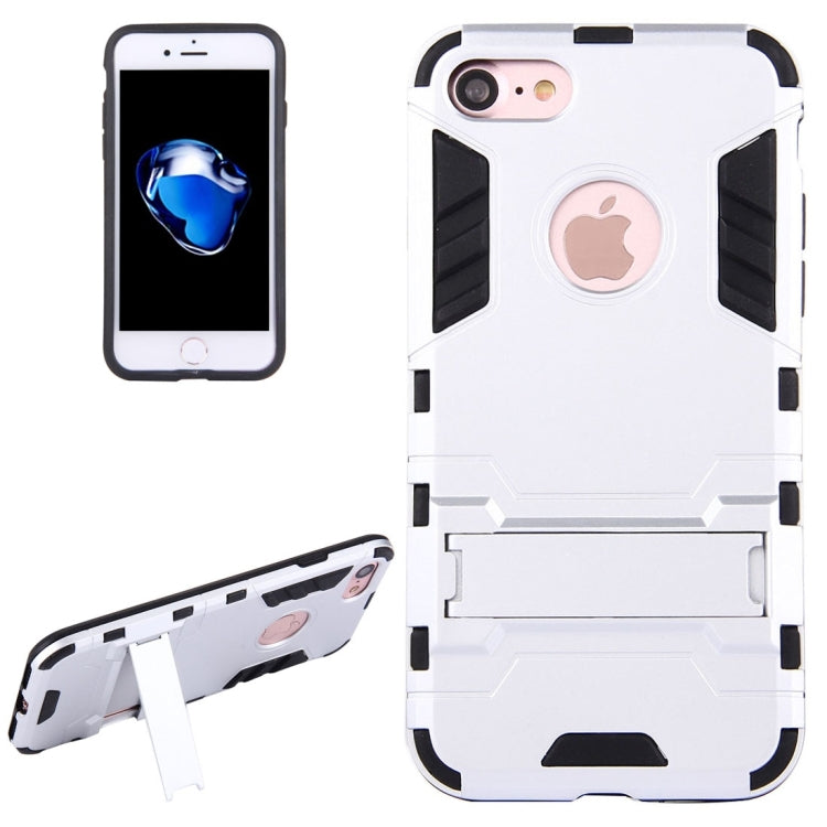 For  iPhone 8 & 7  Separable TPU + PC Combination Case with Holder