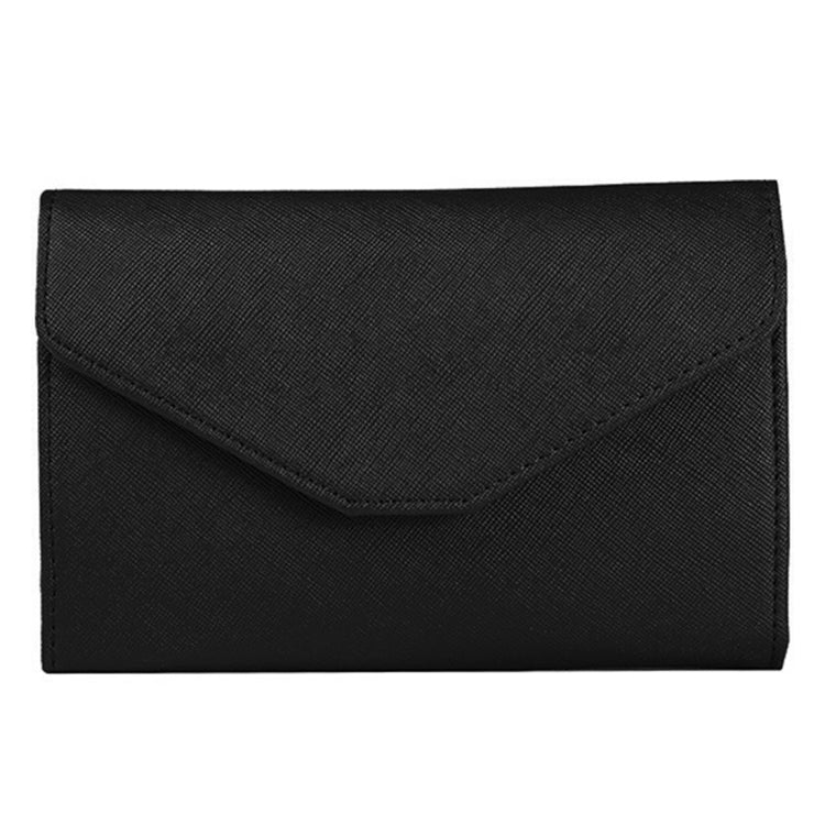 Multi-function PU Leather Three-folding Hand Bag Wallet Passport Bag Phone Bag Certificates Bag with Card Slot & Wallet