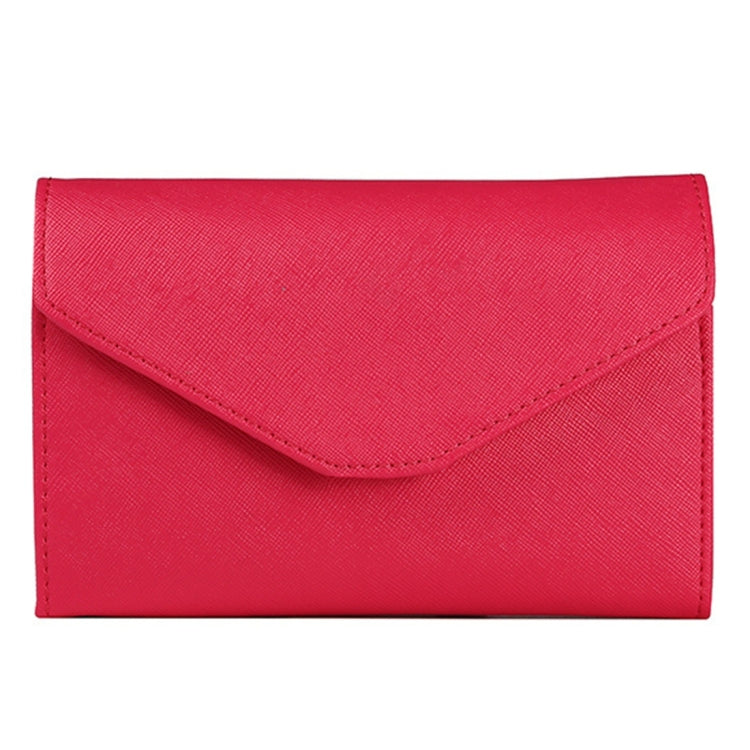 Multi-function PU Leather Three-folding Hand Bag Wallet Passport Bag Phone Bag Certificates Bag with Card Slot & Wallet