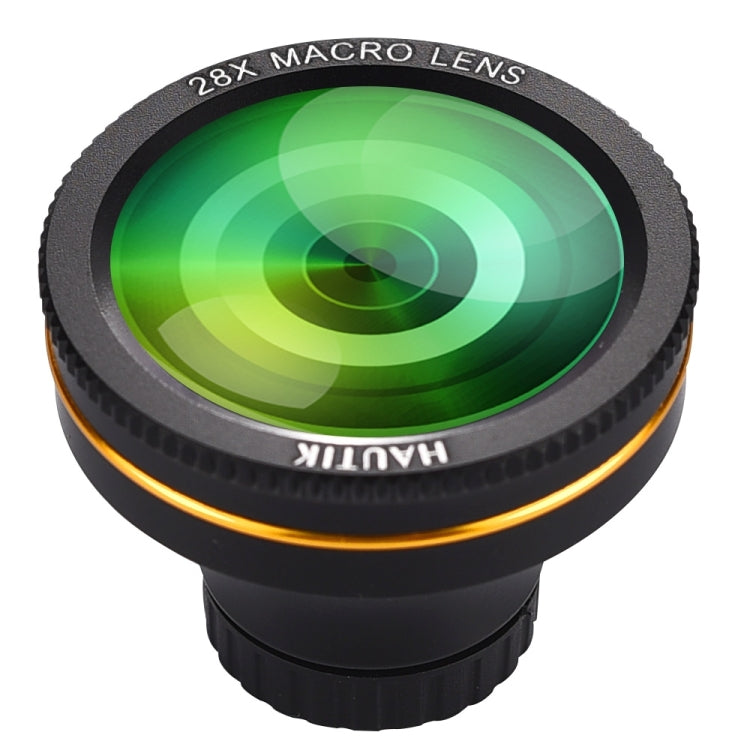 HAUTIK HK-003 28X Macro Lens with Clip, For iPhone, Galaxy, Sony, Lenovo, HTC, Huawei, Google, LG, Xiaomi, other Smartphones and Ultra-thin Digital Camera