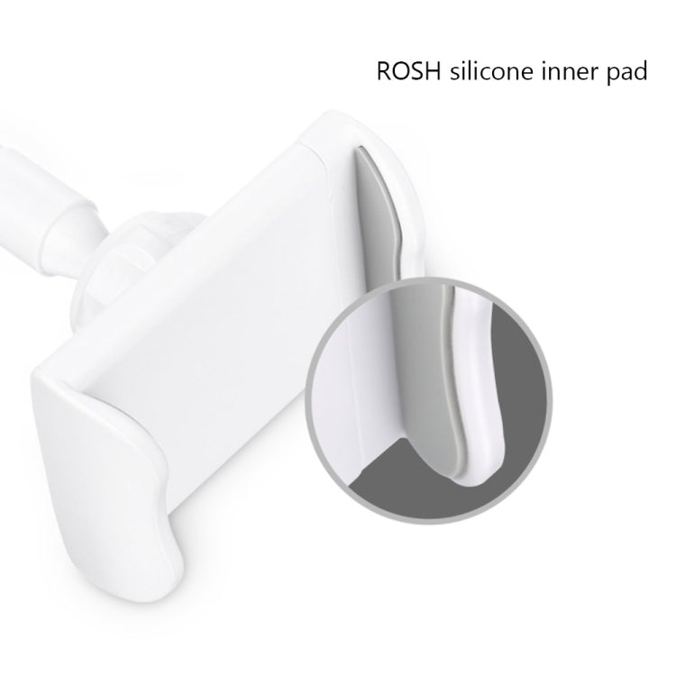 Universal Classic Style Upgrade Edition Flexible Long Arm Lazy Clamp Clip Bracket Desktop Headboard Holder, for 3-6 inch Smartphone , Length:75cm(White)