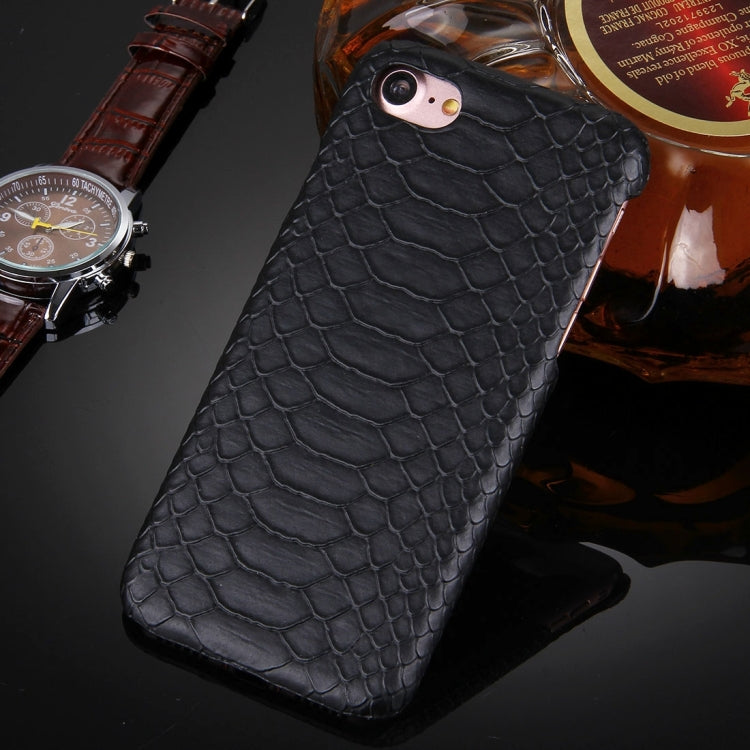 For  iPhone 8 & 7  Snakeskin Texture Paste Skin PC Protective Case