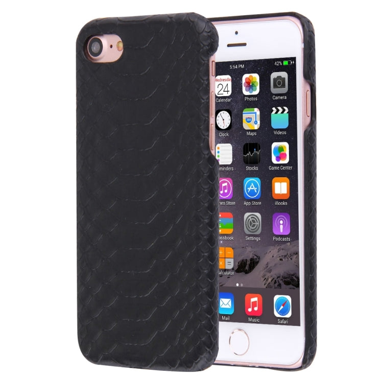 For  iPhone 8 & 7  Snakeskin Texture Paste Skin PC Protective Case