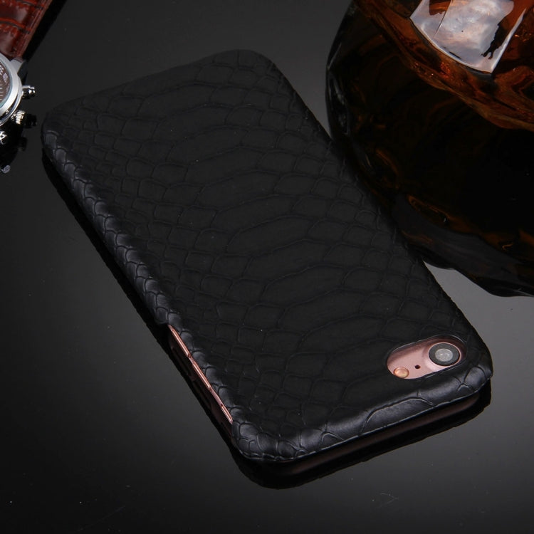 For  iPhone 8 & 7  Snakeskin Texture Paste Skin PC Protective Case