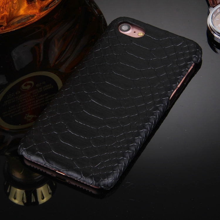 For  iPhone 8 & 7  Snakeskin Texture Paste Skin PC Protective Case