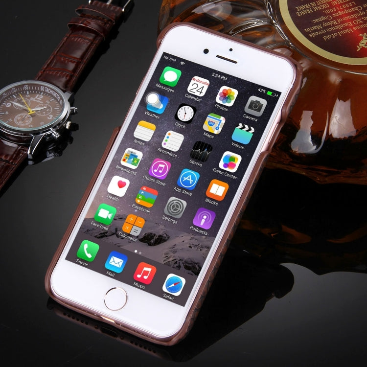 For  iPhone 8 & 7  Snakeskin Texture Paste Skin PC Protective Case