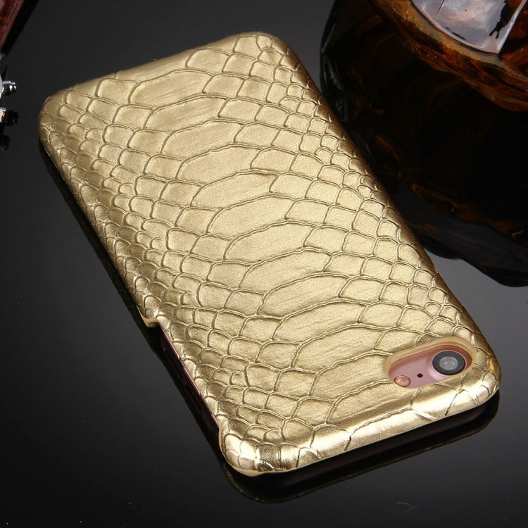 For  iPhone 8 & 7  Snakeskin Texture Paste Skin PC Protective Case