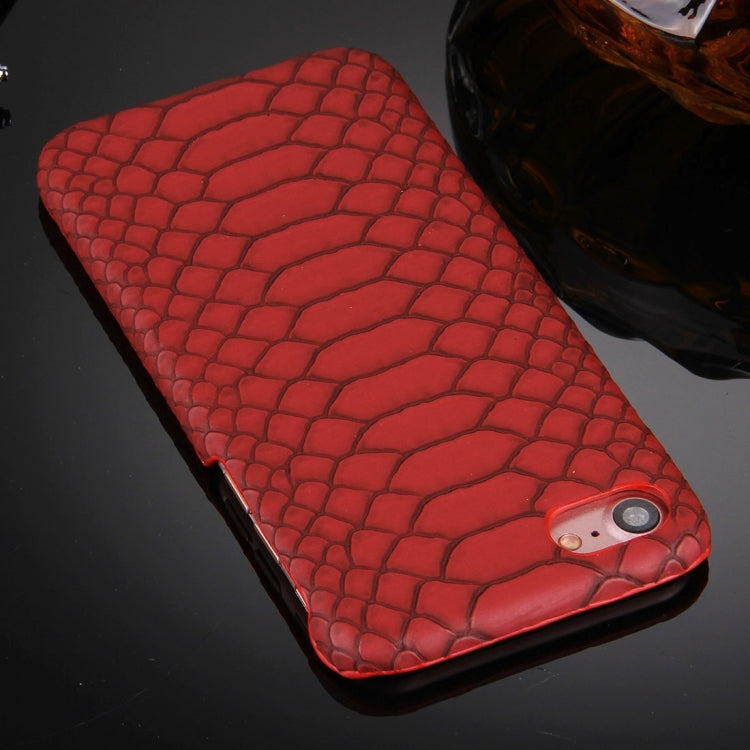 For  iPhone 8 & 7  Snakeskin Texture Paste Skin PC Protective Case