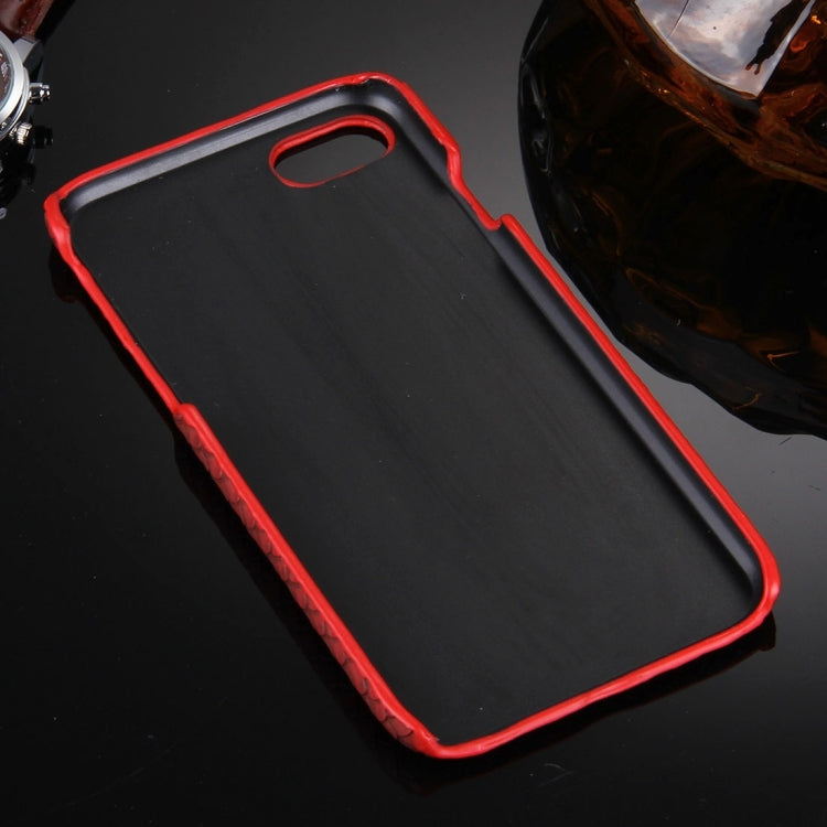 For  iPhone 8 & 7  Snakeskin Texture Paste Skin PC Protective Case