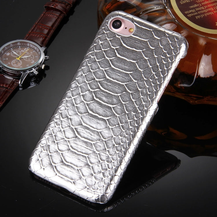 For  iPhone 8 & 7  Snakeskin Texture Paste Skin PC Protective Case