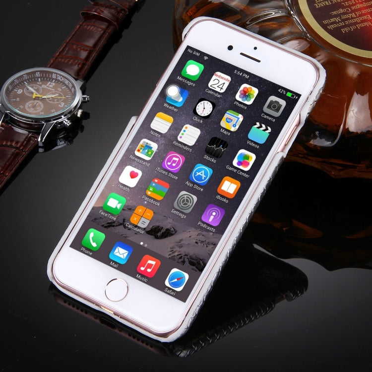 For  iPhone 8 & 7  Snakeskin Texture Paste Skin PC Protective Case