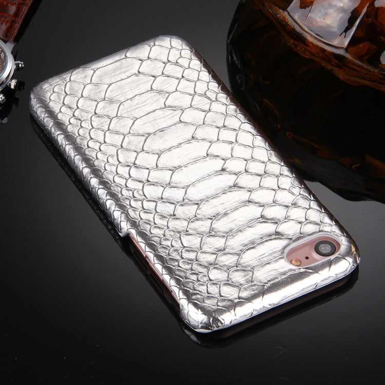 For  iPhone 8 & 7  Snakeskin Texture Paste Skin PC Protective Case